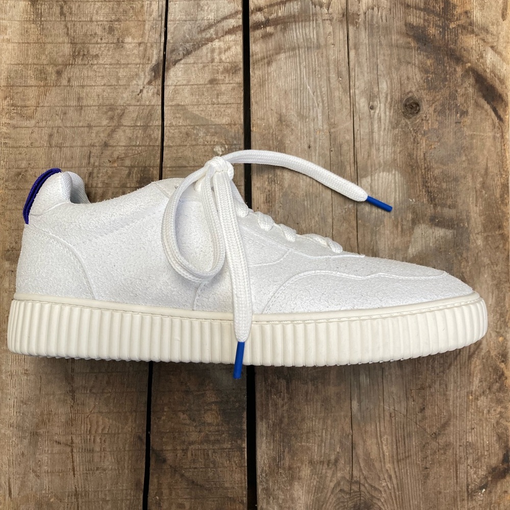 Embassy of Bricks + Logs Brighton Sneaker - White Suede (vegan)